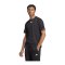 adidas 3Bar T-Shirt Schwarz Rot Blau - schwarz