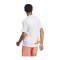 adidas 3Bar T-Shirt Weiss Gelb Orange - weiss