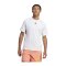 adidas 3Bar T-Shirt Weiss Gelb Orange - weiss