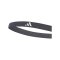 adidas 3er Pack Haarband Schwarz - schwarz