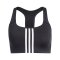 adidas 3S Pwim MS Sport-BH Damen Schwarz - schwarz