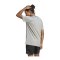 adidas 3S T-Shirt Grau Weiss - grau