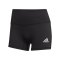 adidas 4in Short Tight Damen Schwarz Weiss - schwarz
