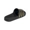 adidas Adilette Aqua Badelatsche Schwarz Gold - schwarz