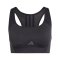 adidas Aeroknit Sport-BH Schwarz - schwarz