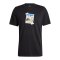 adidas All Day T-Shirt Schwarz - schwarz
