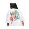 adidas Animal Oversize T-Shirt Damen Weiß - weiss