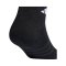 adidas Ankle 6er Pack Socken Schwarz - schwarz