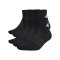 adidas Ankle 6er Pack Socken Schwarz - schwarz