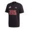 adidas Athletics Lucky 8 Graphic T-Shirt Schwarz - schwarz