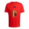 adidas Belgien DNA Graphic T-Shirt Rot - rot