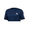 adidas Club 3 Streifen T-Shirt Blau - blau