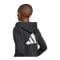 adidas Color Block Hoody Kids Schwarz - schwarz