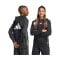 adidas Color Block Hoody Kids Schwarz - schwarz