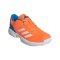 adidas Court Stabil Shoes Orange - weiss