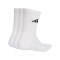 adidas Crew 3er Pack Socken Weiß - weiss