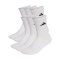 adidas Crew 6er Pack Socken Weiß - weiss