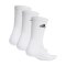 adidas Cush Crew 3er Pack Socken Weiss Schwarz - weiss