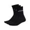 adidas Cushioned Crew Socken 3er Pack Schwarz - schwarz