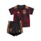 adidas DFB Deutschland Babykit Away WM 2022 Schwarz - schwarz