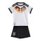 adidas DFB Deutschland Babykit Trikot Set Home WM 2026 Kids Weiß - weiss