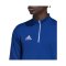 adidas Entrada 22 HalfZip Sweatshirt Blau Weiss - blau