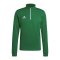 adidas Entrada 22 HalfZip Sweatshirt Grün - gruen