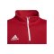 adidas Entrada 22 HalfZip Sweatshirt Kids Rot - rot