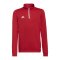 adidas Entrada 22 HalfZip Sweatshirt Kids Rot - rot
