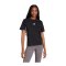 adidas Essentials 3S Cotton T-Shirt Damen Schwarz - schwarz