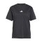 adidas Essentials 3S Cotton T-Shirt Damen Schwarz - schwarz