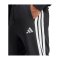 adidas Essentials 3 Stripes Jogginghose Schwarz - schwarz