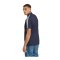 adidas Essentials 3-Stripes Poloshirt Pink - blau