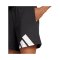 adidas Essentials Big Logo Short Damen Schwarz - schwarz