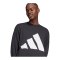 adidas Essentials Big Logo Sweatshirt Schwarz - schwarz