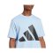 adidas Essentials Big Logo T-Shirt Blau - blau