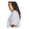 adidas Essentials Boyfriend T-Shirt Damen Grau - grau