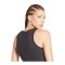 adidas Sportswear Essentials Linear Slim Cotton Tanktop Damen Schwarz - schwarz
