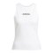 adidas Essentials Linear Tanktop Damen Weiß - weiss