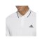 adidas Essentials Piqué Small Logo Polo Shirt White - weiss
