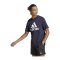 adidas Essentials Single Jersey Big Logo Tee Blue - blau