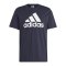 adidas Essentials Single Jersey Big Logo Tee Blue - blau