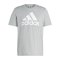adidas Essentials Single Jersey Big Logo Tee Grey - grau