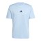adidas Essentials Small Logo T-Shirt Blau - blau