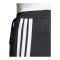 adidas Essentials Three Stripes Short Schwarz - schwarz