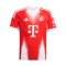 adidas FC Bayern München Trikot Home 2025/2026 Kids Rot - rot