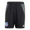adidas FC Schalke 04 Short Schwarz Grau - schwarz