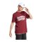 adidas Folded Graphic T-Shirt Rot - rot