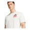 adidas Football Graphic T-Shirt Weiss - weiss