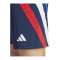 adidas Fortore 23 Short Blau Rot - blau
